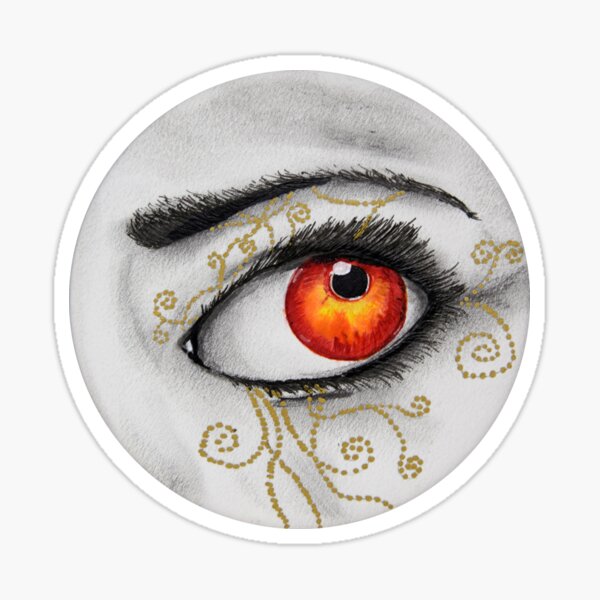 Fall Eye with a Hint of Klimpt Sticker