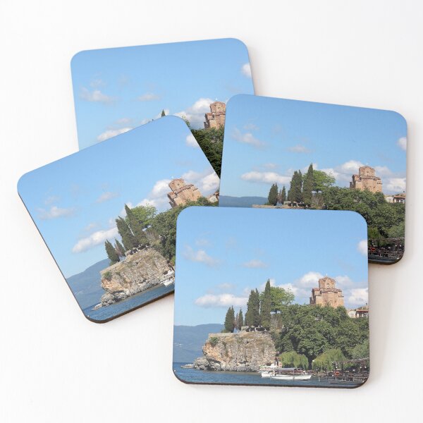 Item preview, Jovan Kaneo church Lake Ohrid landscape North Macedonia  designed and sold by goceris.