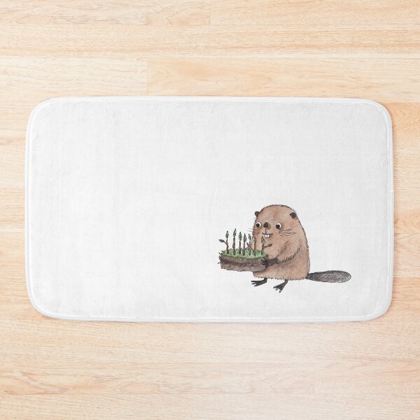 Item preview, Beaver cake illustration designed and sold by HeidiBurton.