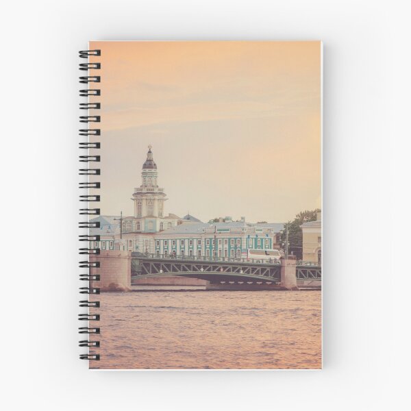 Item preview, Saint Petersburg cityscape over Neva river in sunset, Russia designed and sold by ArtMarie.