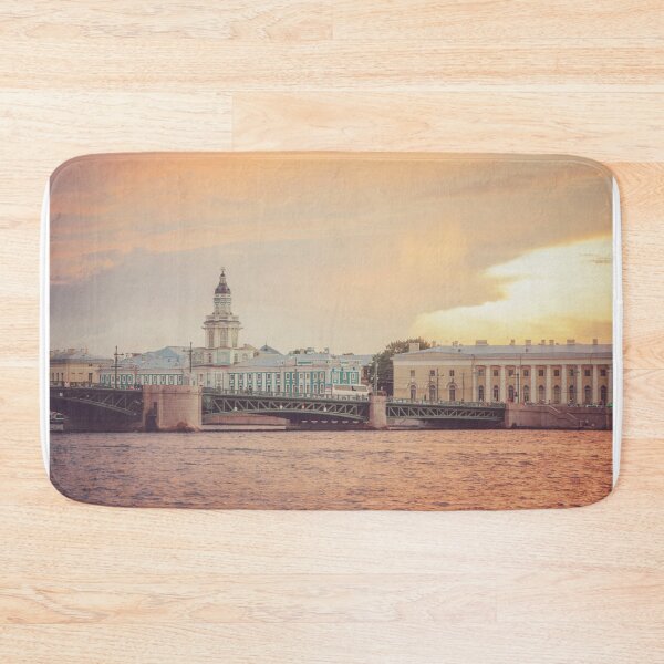 Item preview, Saint Petersburg cityscape over Neva river in sunset, Russia designed and sold by ArtMarie.