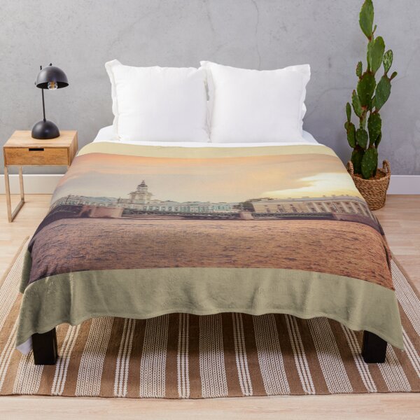 Item preview, Saint Petersburg cityscape over Neva river in sunset, Russia designed and sold by ArtMarie.