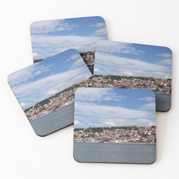 Item preview, Ohrid town and Lake Ohrid North Macedonia designed and sold by goceris.