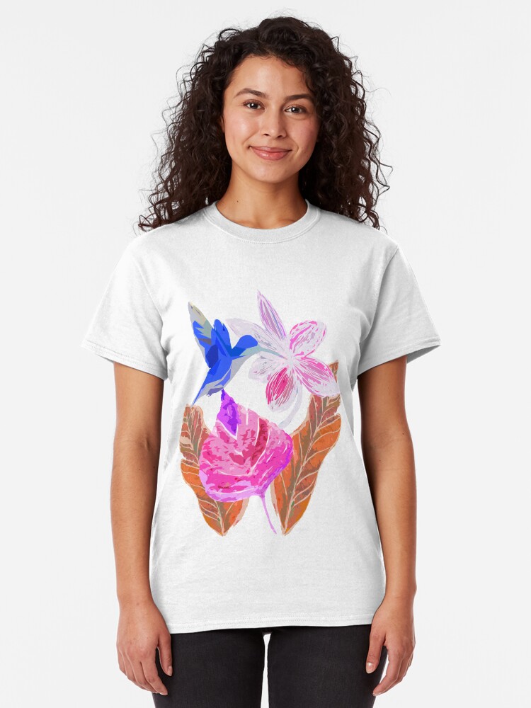 Alternative Ansicht von Kolibri und botanic Classic T-Shirt