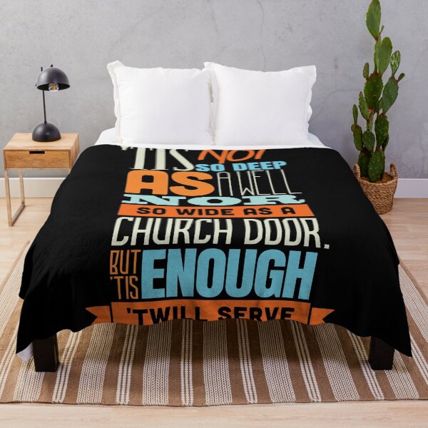 Item preview, "'Tis Not So Deep as a Well..." Shakespeare Quote Type Design designed and sold by danielliamgill.