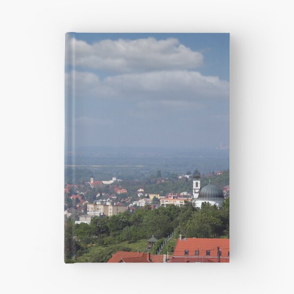 Item preview, The Cathedral of Pecs towers cityscape Pecs Hungary designed and sold by goceris.