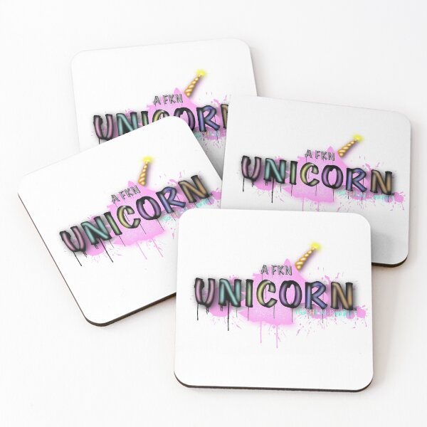 Item preview, A FKN Unicorn (Multicolor) designed and sold by DAMCDesigns.
