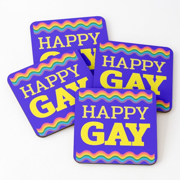 Artikelvorschau, Happy gay entworfen und verkauft von RPHDesigns.