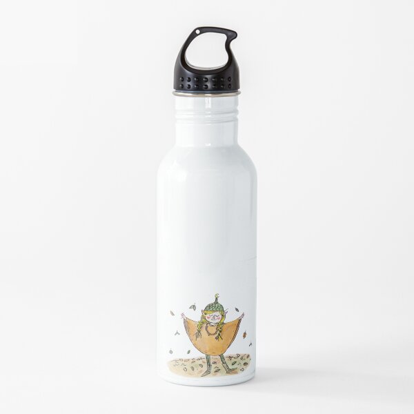 Nature pixie illustration Water Bottle