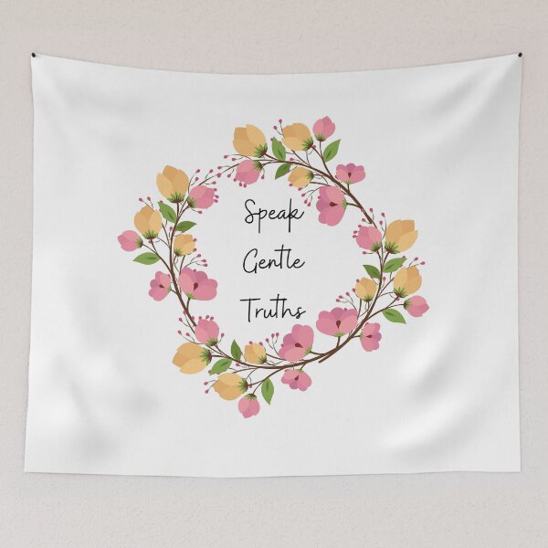 Item preview, Speak Gentle Truth Cute Funny Gift Happy Fun Introvert Awkward Geek Hipster Silly Inspirational Motivational Birthday Present T-Shirt designed and sold by EpsilonEridani.