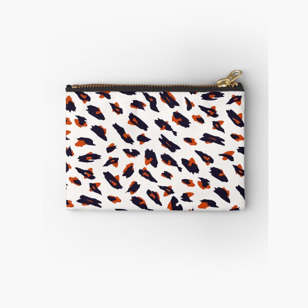 Item preview, Leopard print in black white and orange designed and sold by BrankaPD.