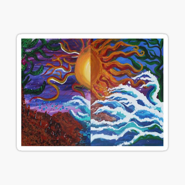 Item preview, The Wave - Painted by Ted Lechner & Toph designed and sold by CrammedCreation.