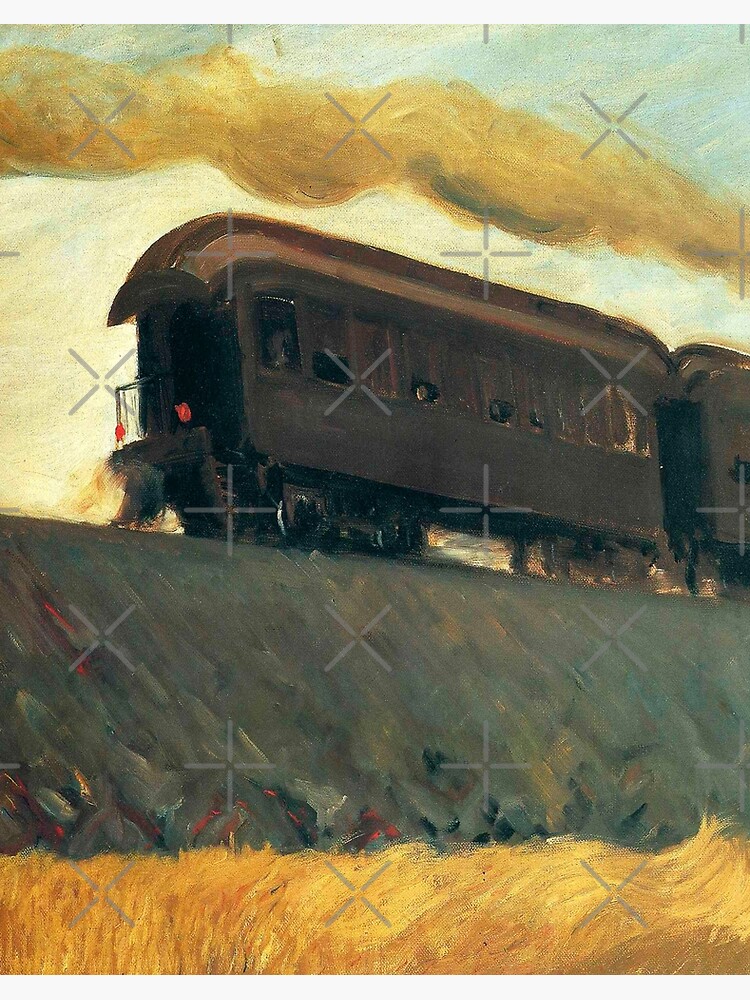 hopper train painting