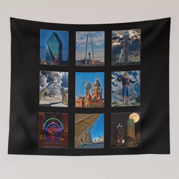 Item preview, Highlights of Dallas in a 3x3 Grid designed and sold by Warren Paul Harris.