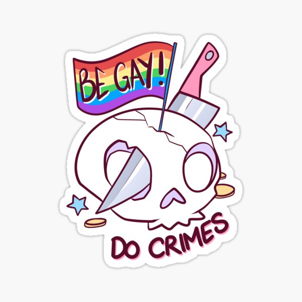 Aperçu de l'œuvre Be Gay Do Crimes créée et vendue par JekyllDraws.