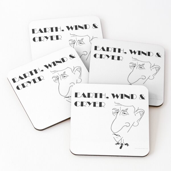 Item preview, Earth, Wind & (Bob) Cryer designed and sold by CaricaturesTom.