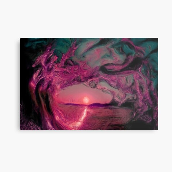 sun on water Metal Print