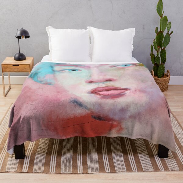Item preview, Contemporary Arts. Women portrait, asian, with blue hair. lovesickness designed and sold by Anna Dianda.