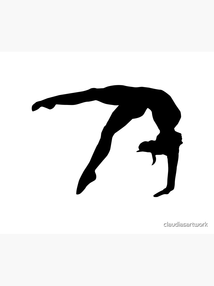 Turnen Turnerin Gymnastics Bettbezug Von Claudiasartwork Redbubble