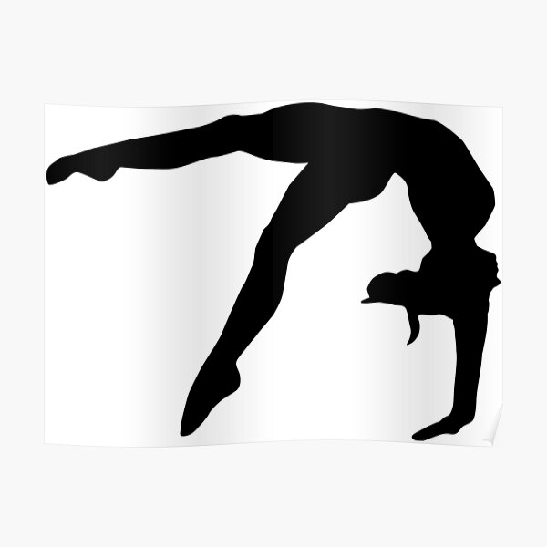 "Turnen, Turnerin Gymnastics" Poster von claudiasartwork Redbubble