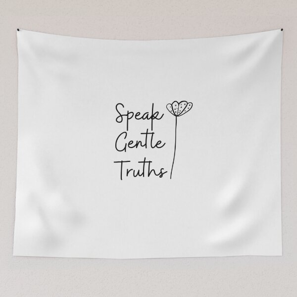 Item preview, Gentle Words Kindness Cute Funny Sarcastic Happy Fun Introvert Awkward Spiritual Geek Hipster Silly Inspirational Motivational Gift designed and sold by EpsilonEridani.