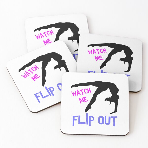 Item preview, Gymnast, Gymnastics "Watch me flip out" designed and sold by claudiasartwork.