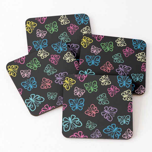Item preview, I Love Butterflies Black Background  designed and sold by Sharon Schwalbe.