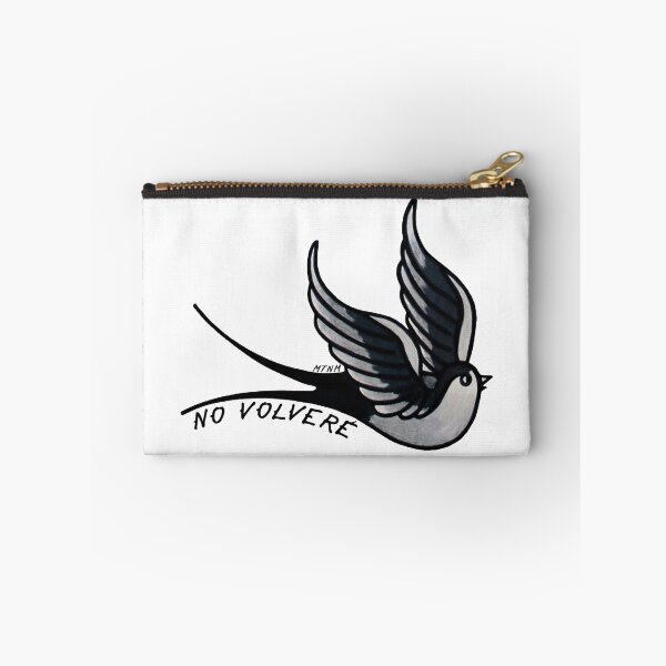 Item preview, I will not return black swallow tattoo designed and sold by emeteneme.