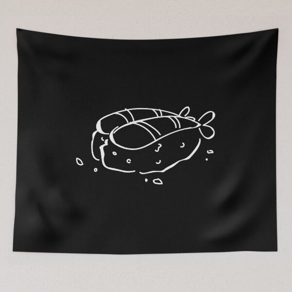 Item preview, Sushi Simple Food Home Love Cute Funny Gift Sarcastic Happy Fun Food Foodie Snack Witty designed and sold by EpsilonEridani.