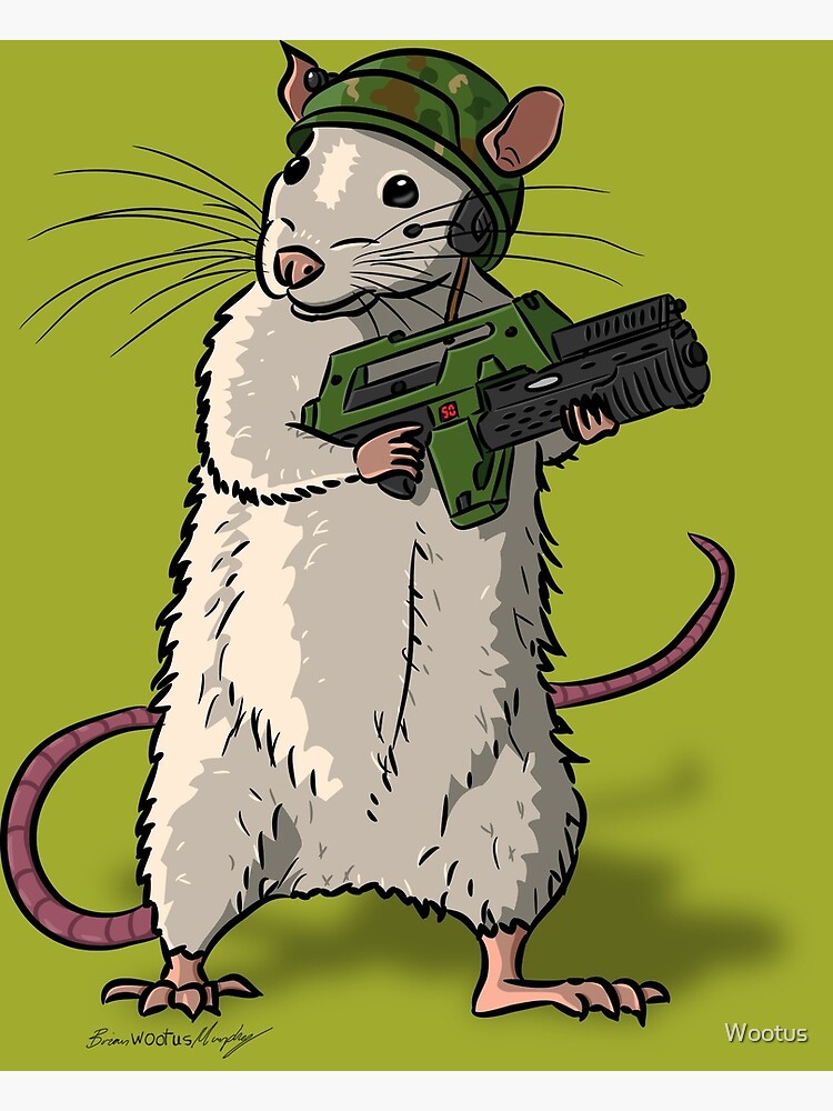 Rat King Art Print for Sale by Wootus