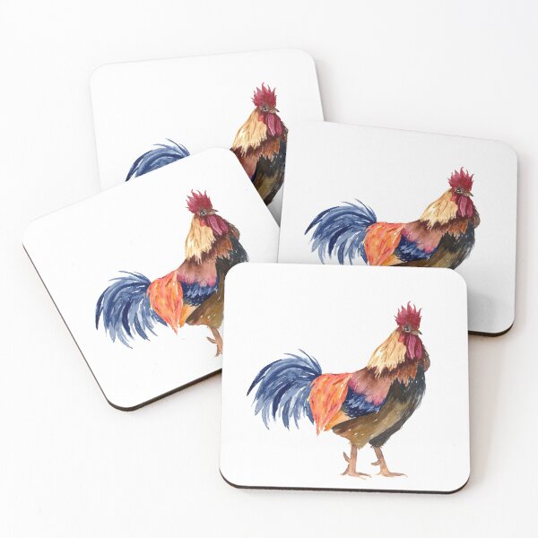 Item preview, Rooster Watercolor Painting / Country Kitchen Decor / Southwestern Decor  designed and sold by Alisha Watercolors.