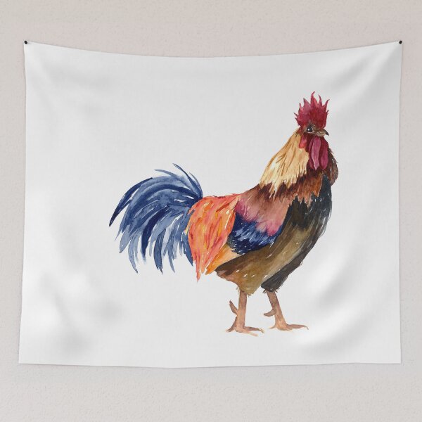 Item preview, Rooster Watercolor Painting / Country Kitchen Decor / Southwestern Decor designed and sold by Alisha Watercolors.