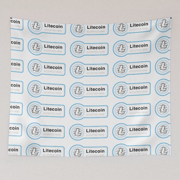 Item preview, Litecoin (x2) LTC Accepted Here designed and sold by eldar.