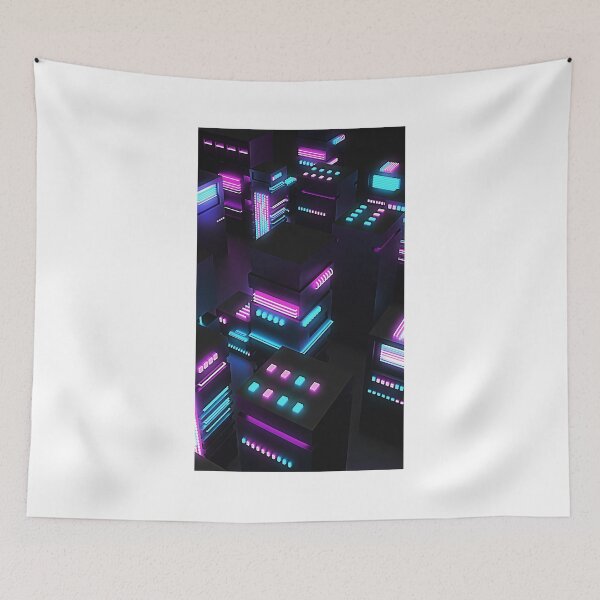 Item preview, Synthwave city designed and sold by occultfx.