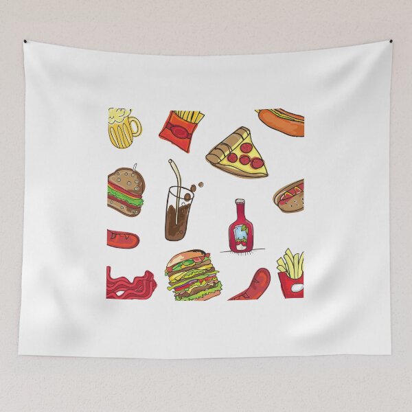Item preview, Junk Food Home Love Cute Funny Gift Sarcastic Happy Fun Foodie Snack Witty designed and sold by EpsilonEridani.