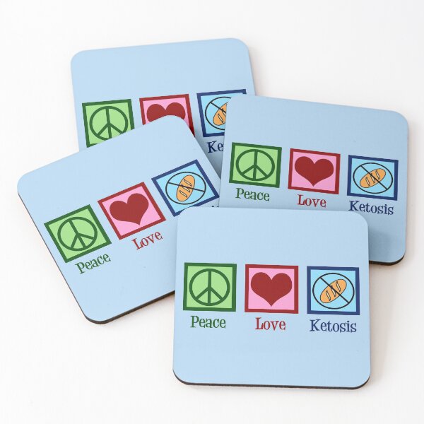Item preview, Peace Love Ketosis designed and sold by Epic Love Designs.