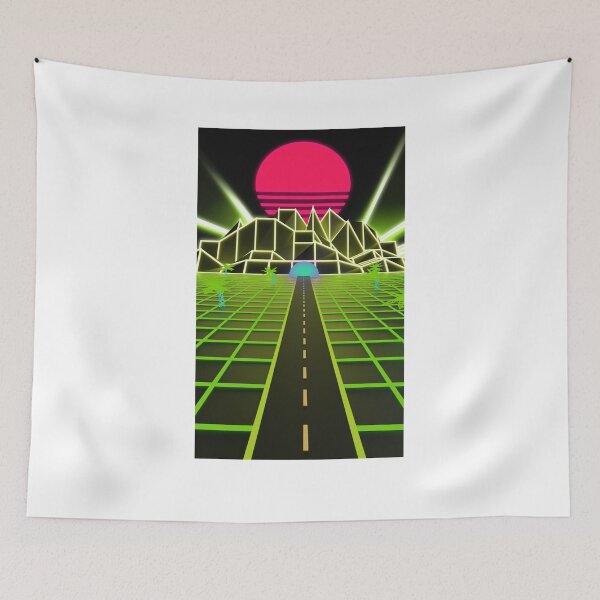 Item preview, Synthwave road designed and sold by occultfx.