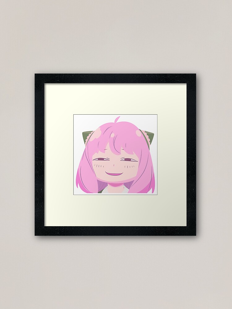 Retro Anime Manga Smug Face Curious Smile Girl Meme Greeting Card for Sale  by MidNight Ideas