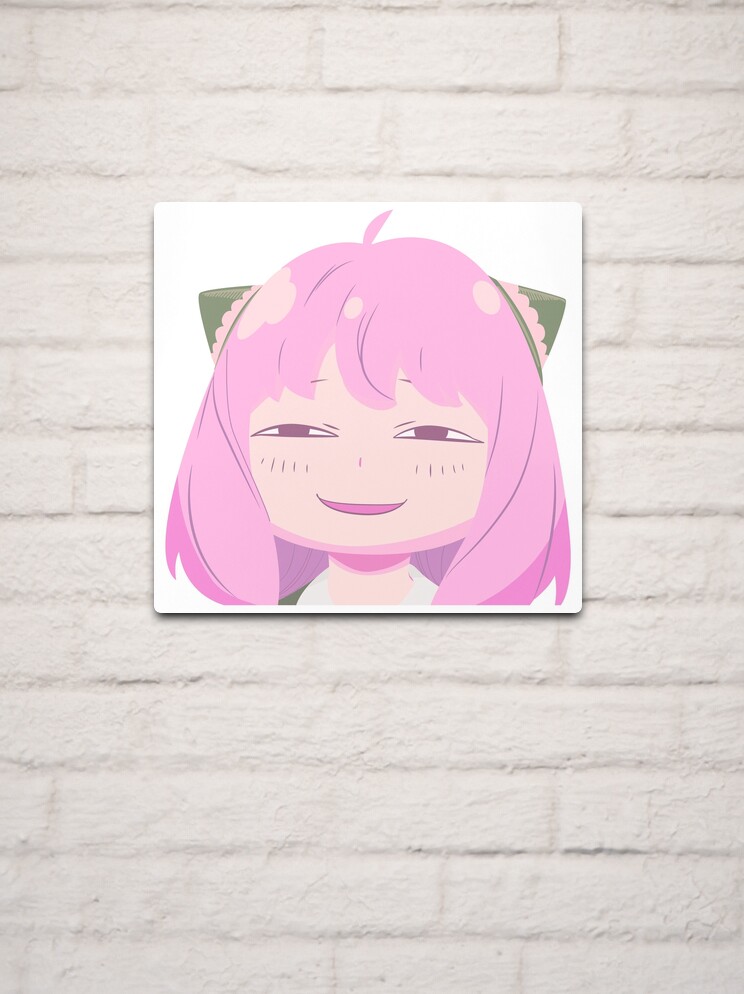 Retro Anime Manga Smug Face Curious Smile Girl Meme Greeting Card for Sale  by MidNight Ideas