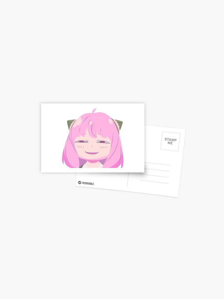 Retro Anime Manga Smug Face Curious Smile Girl Meme Greeting Card for Sale  by MidNight Ideas
