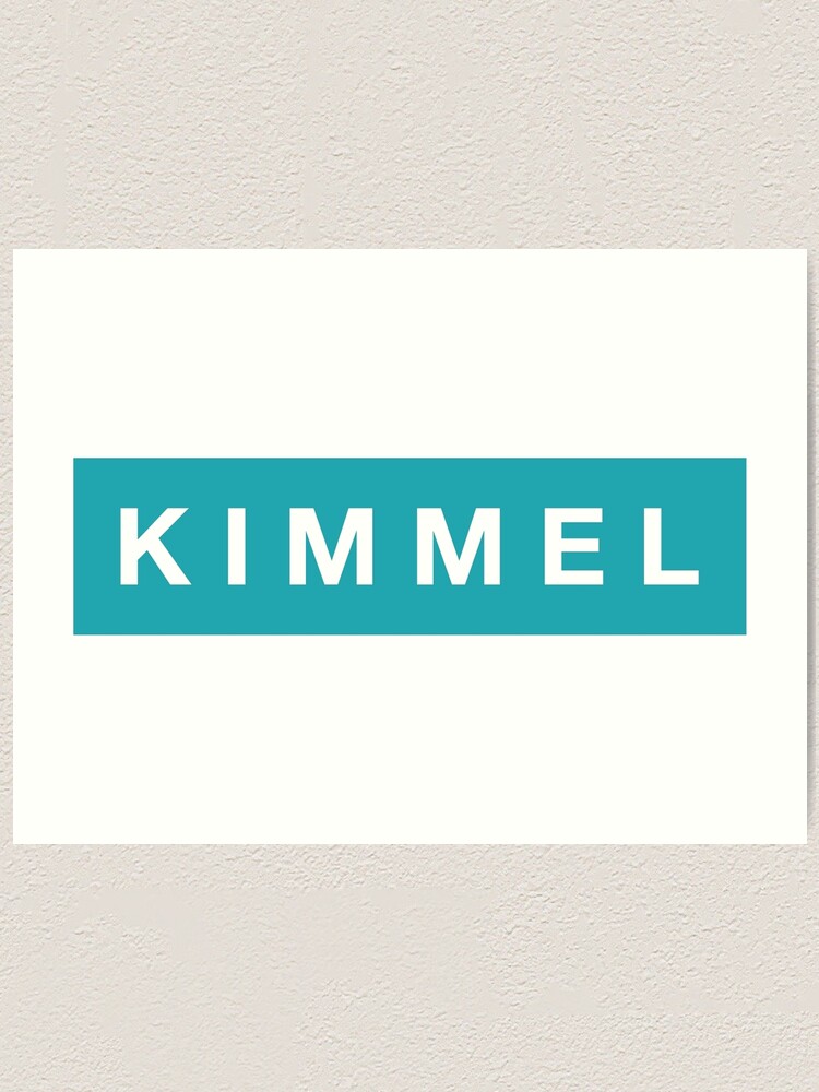 Alternate view of K I M M E L Art Print
