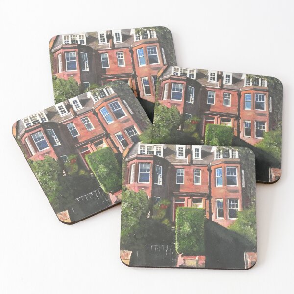 Item preview, Edinburgh, Pinky Brown Houses, Stockbridge. designed and sold by golan22may.