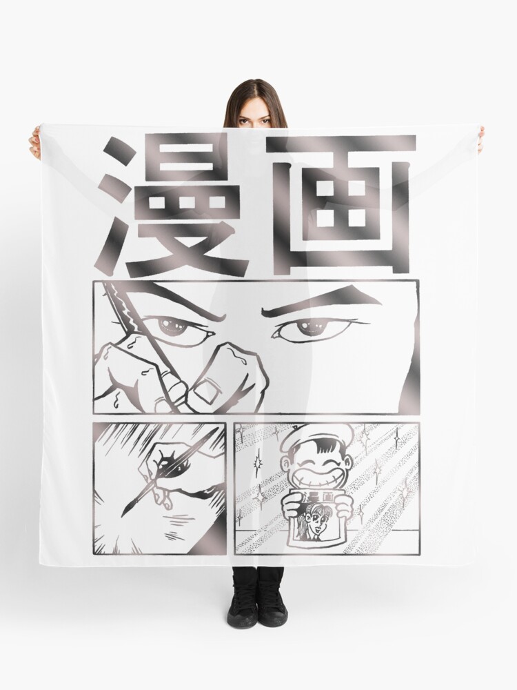 Manga Comic Strip Scarf By Indigenous Bert Redbubble