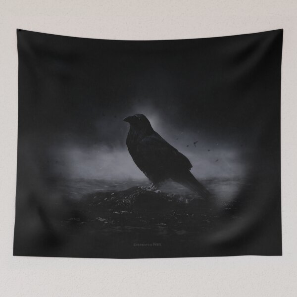 Item preview, Dark raven in the fog designed and sold by Destroyed-Pixel.