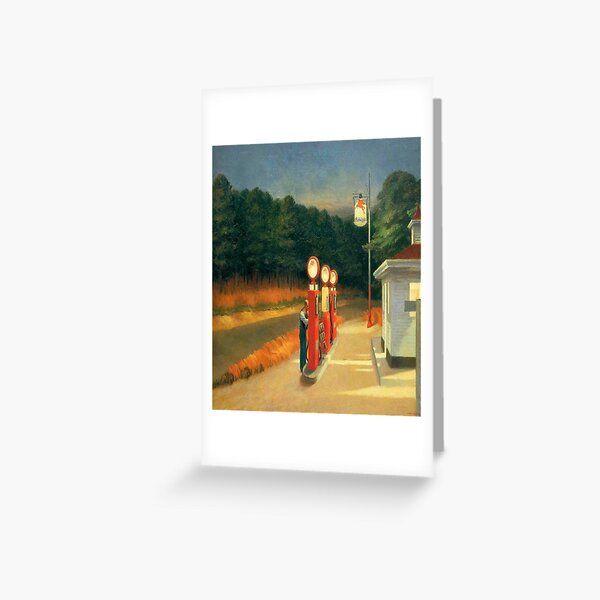 Gas-Edward Hopper Greeting Card