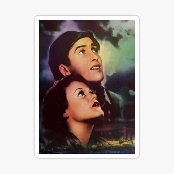 Item preview, James Stewart & Simone Simon Seventh Heaven movie poster designed and sold by Love30smovies.