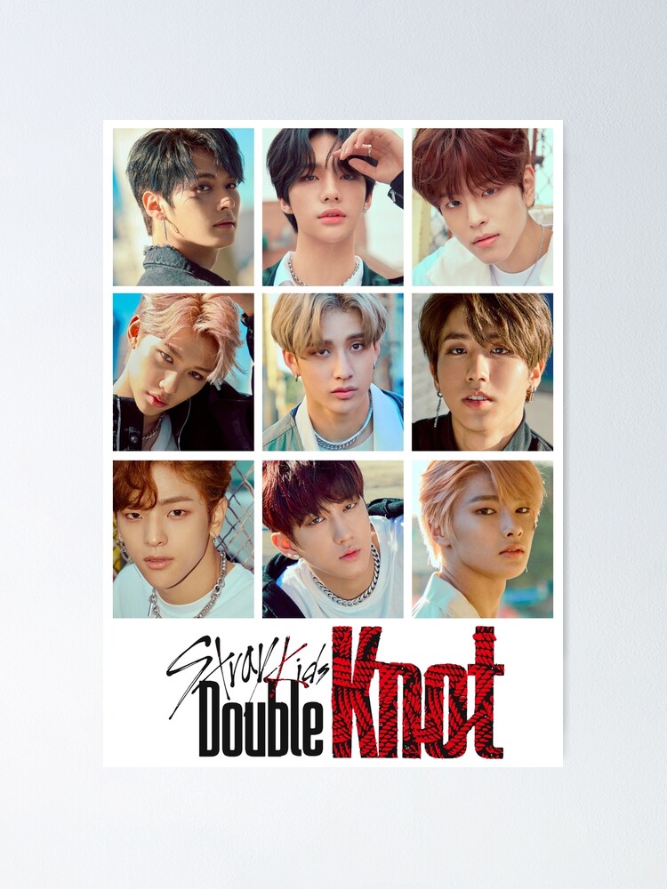 Stray Kids Double Knot Poster By 95amy Redbubble