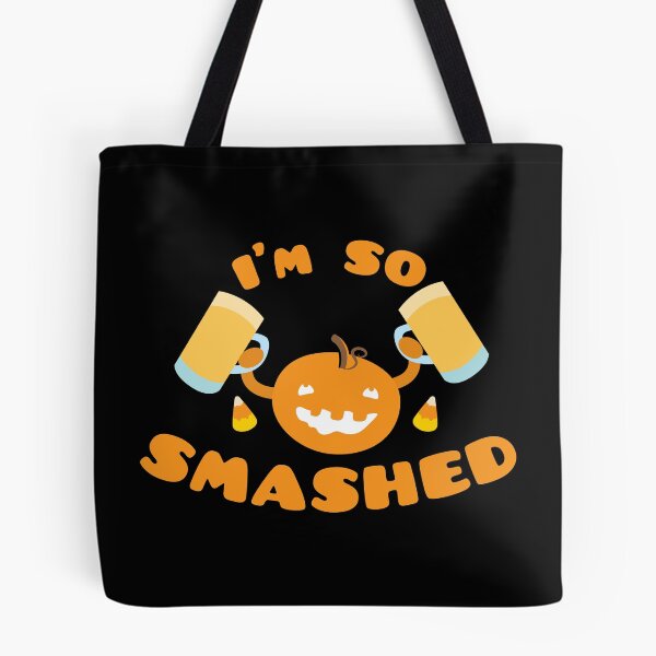 Item preview, I'm so SMASHED Halloween pumpkin with beer designed and sold by jazzydevil.