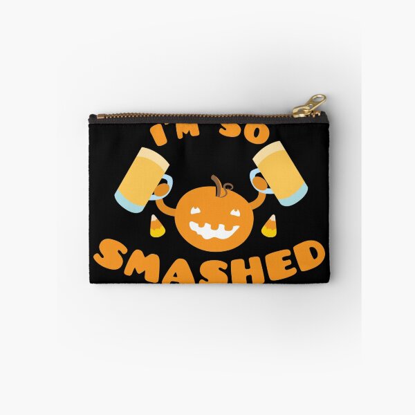 Item preview, I'm so SMASHED Halloween pumpkin with beer designed and sold by jazzydevil.