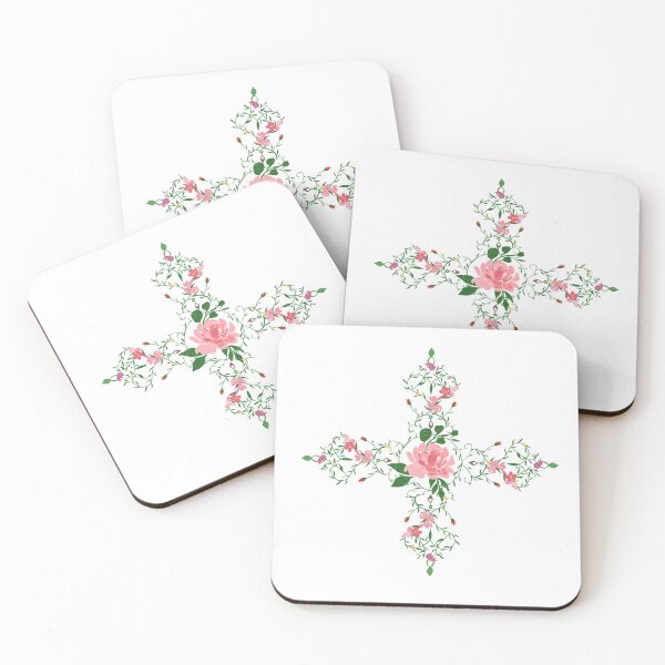 Item preview, Floral Cross designed and sold by Marielle Awad.